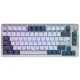 Royal Kludge RK H81 RGB Tri-Mode Hot-Swappable Cyan Switch Mechanical Keyboard